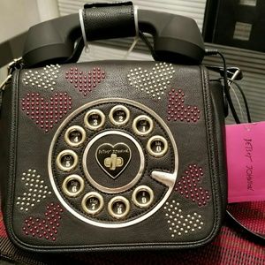 Betsey Johnson Call Me Baby Phone Crossbody Bag